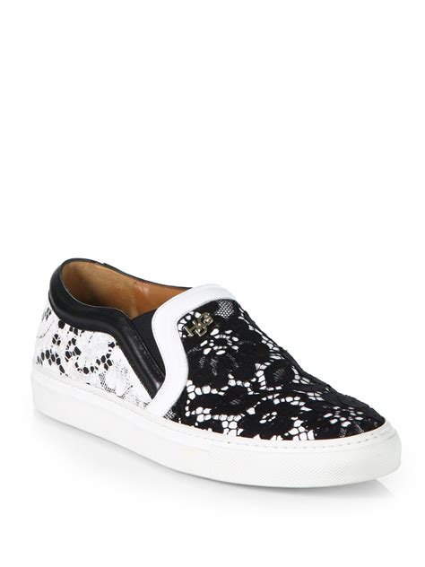 givenchy slip on sneakers|givenchy black and white sneakers.